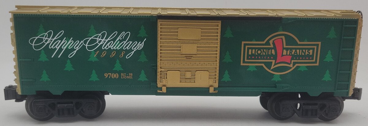 Lionel 6-16291 O Gauge 1998 Christmas Boxcar #9700 EX/Box