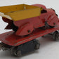 Marx O Vintage Flat Car w/ Side-Dump Truck VG