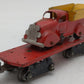 Marx O Vintage Flat Car w/ Side-Dump Truck VG