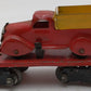 Marx O Vintage Flat Car w/ Side-Dump Truck VG
