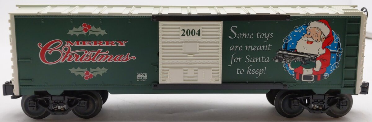 Lionel 6-36275 O Gauge 2004 Christmas Boxcar EX/Box