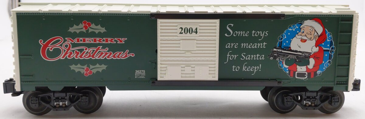 Lionel 6-36275 O Gauge 2004 Christmas Boxcar EX/Box