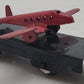 Marx O Gauge Litho Flat Car w/Airplane VG