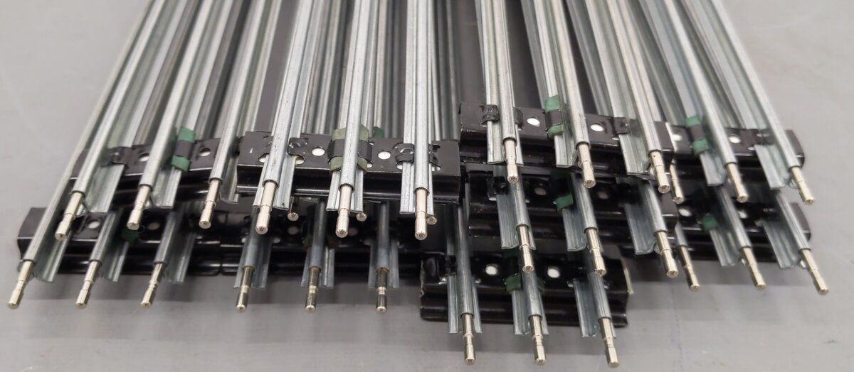Menards 279-3079 O Gauge 30" Straight Tubular Track (10) EX