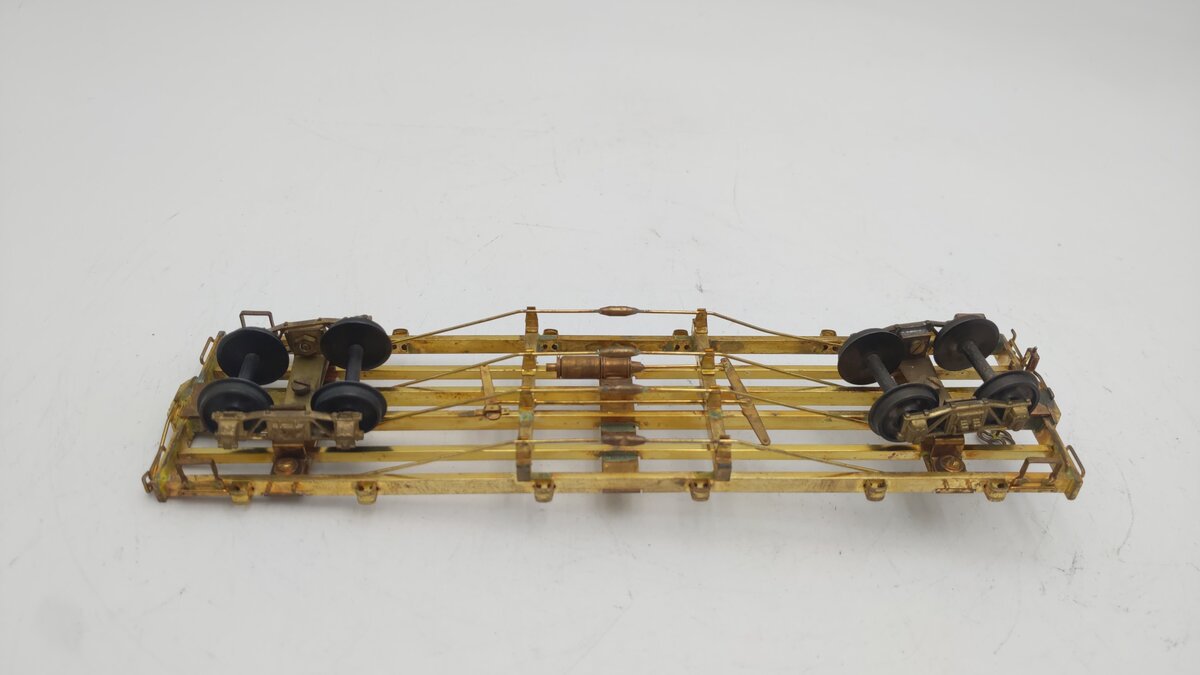 HO Scale BRASS Undecorated Flat Car VG