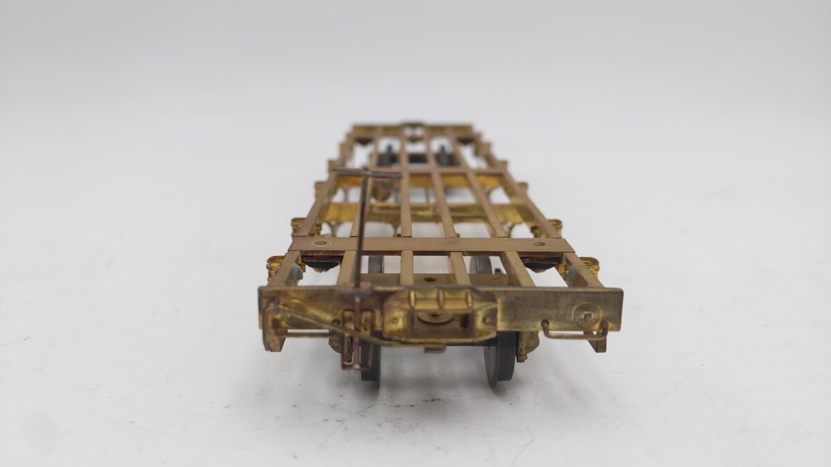 HO Scale BRASS Undecorated Flat Car VG