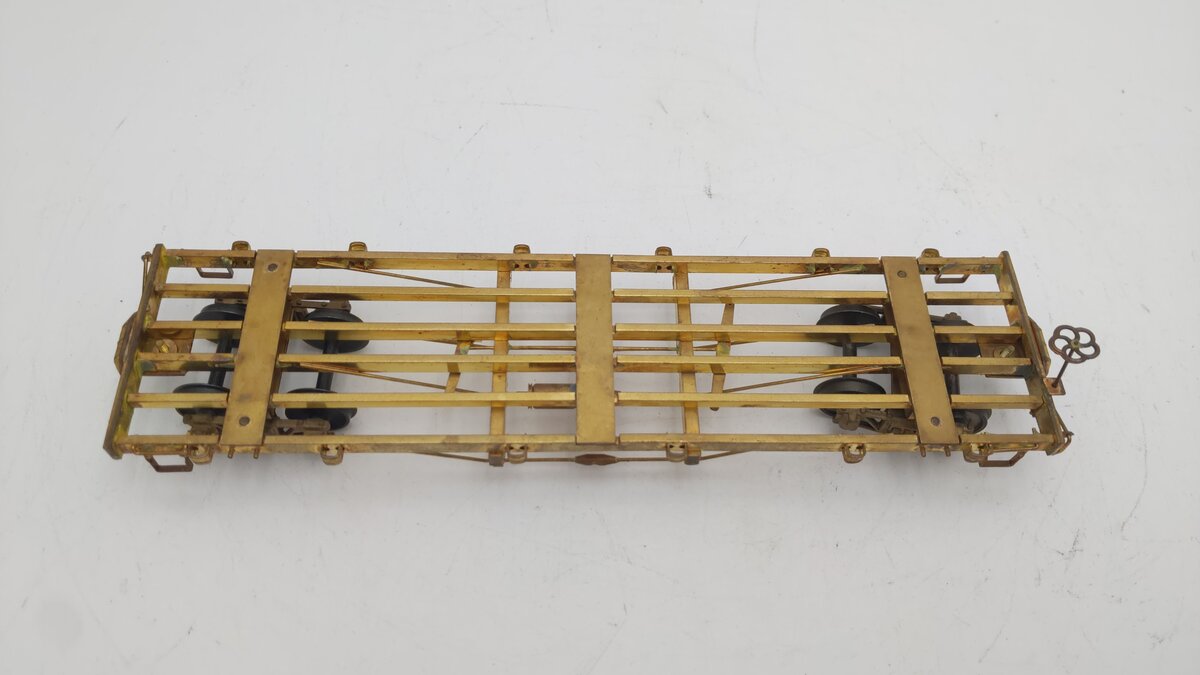 HO Scale BRASS Undecorated Flat Car VG