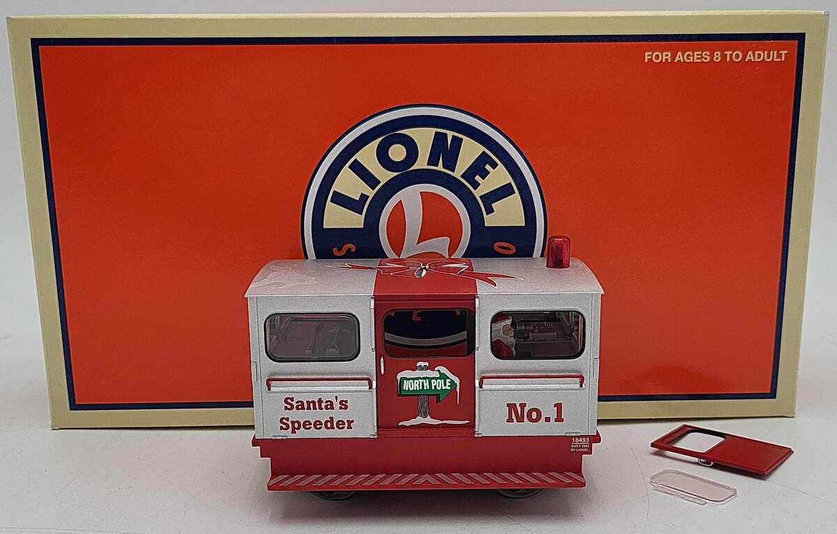 Lionel 6-18493 O Gauge Santa's Speeder #1 EX/Box