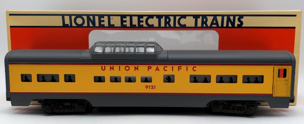 Lionel 6-19121 O Gauge Union Pacific Aluminum Vista Dome Passenger Car VG/Box