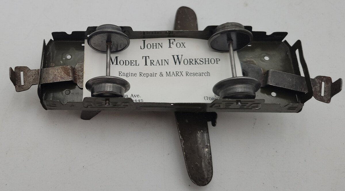 Marx O Gauge Army Supply Litho Flat Car w/Airplane VG