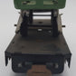 Marx 562 Vintage O Flatcar w/ Silver Truck with Green Bed VG