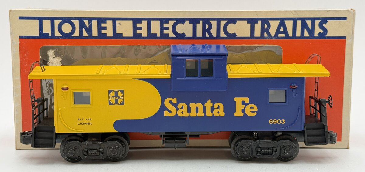 Lionel 6-6903 O Gauge Santa Fe Extended Vision Caboose EX/Box