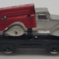 Marx O Gauge Vintage Flat Car w/ Tanker Truck VG