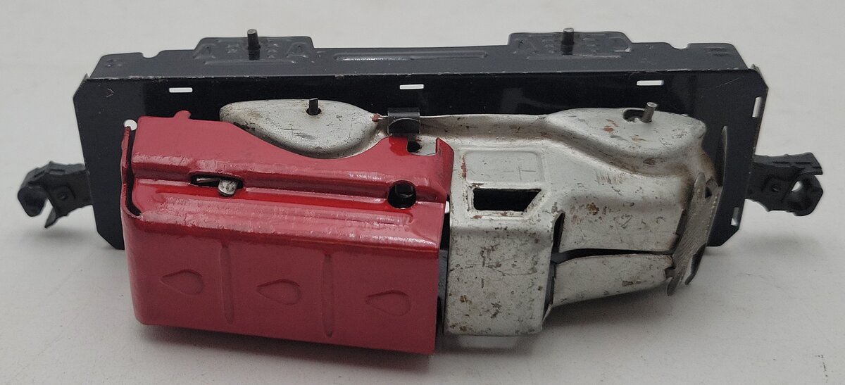 Marx O Gauge Vintage Flat Car w/ Tanker Truck VG