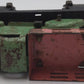 Marx 562 Vintage O Flatcar w/Green Truck With Green Light Red Bed VG