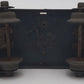 Marx 562 Vintage O Flatcar w/Green Truck With Green Light Red Bed VG
