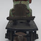 Marx 562 Vintage O Flatcar w/Green Truck With Green Light Red Bed VG