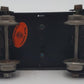 Marx 562 Vintage O Flatcar w/ Blue Dump with Gray Bed VG