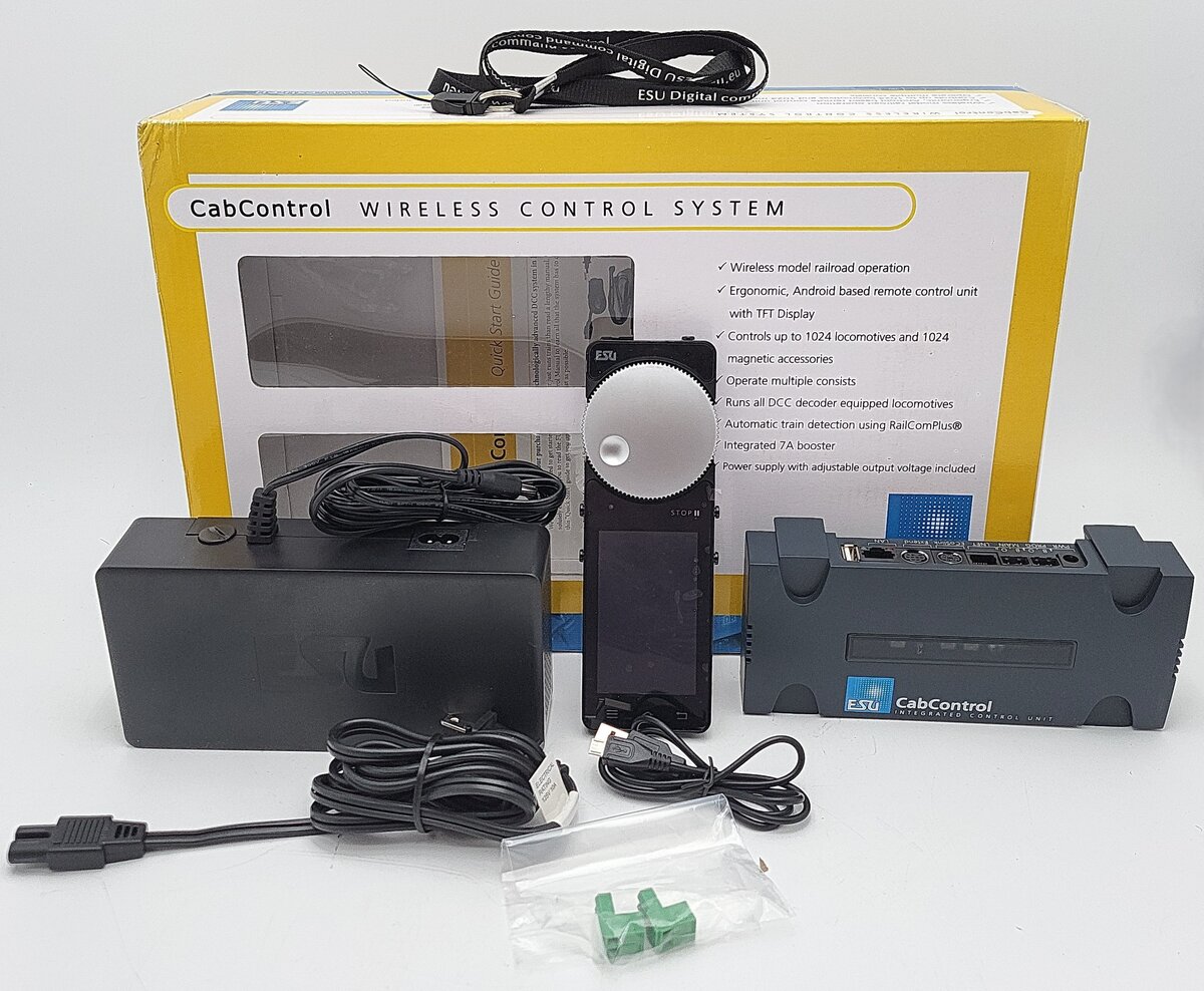 ESU 50310 Cab Control DCC System with WiFi Throttle, 7A, Set with Power Supply LN/Box