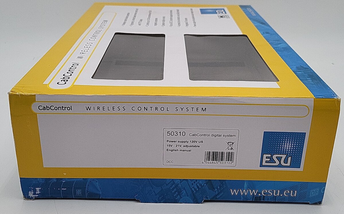 ESU 50310 Cab Control DCC System with WiFi Throttle, 7A, Set with Power Supply LN/Box