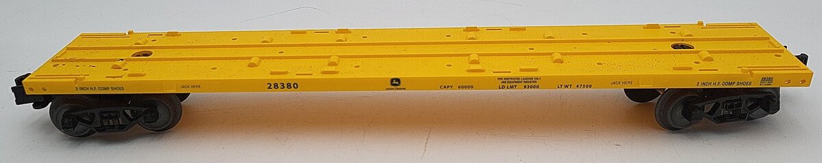 Lionel 2028380 John Deere Flatcar with Tractors EX/Box
