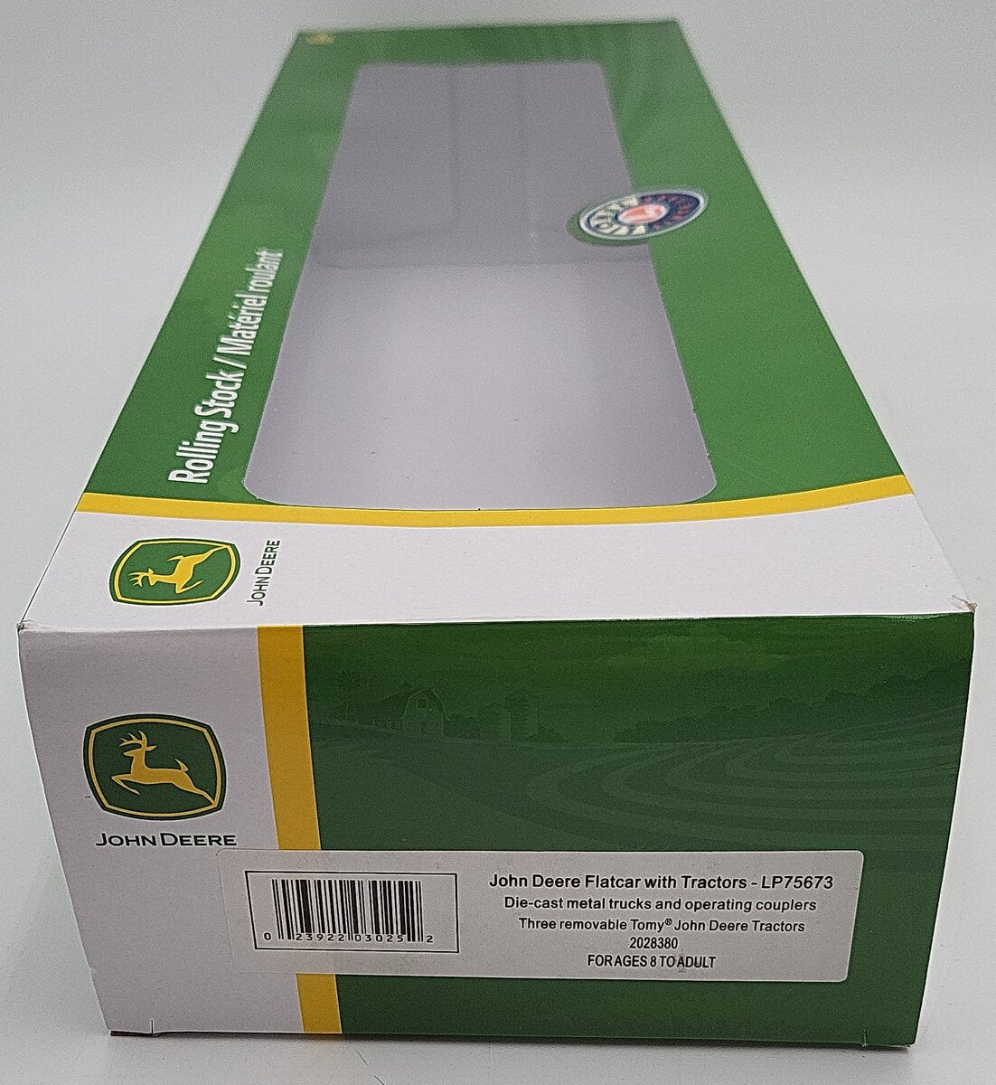 Lionel 2028380 John Deere Flatcar with Tractors EX/Box