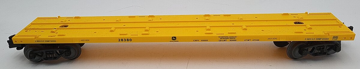 Lionel 2028380 John Deere Flatcar with Tractors EX/Box