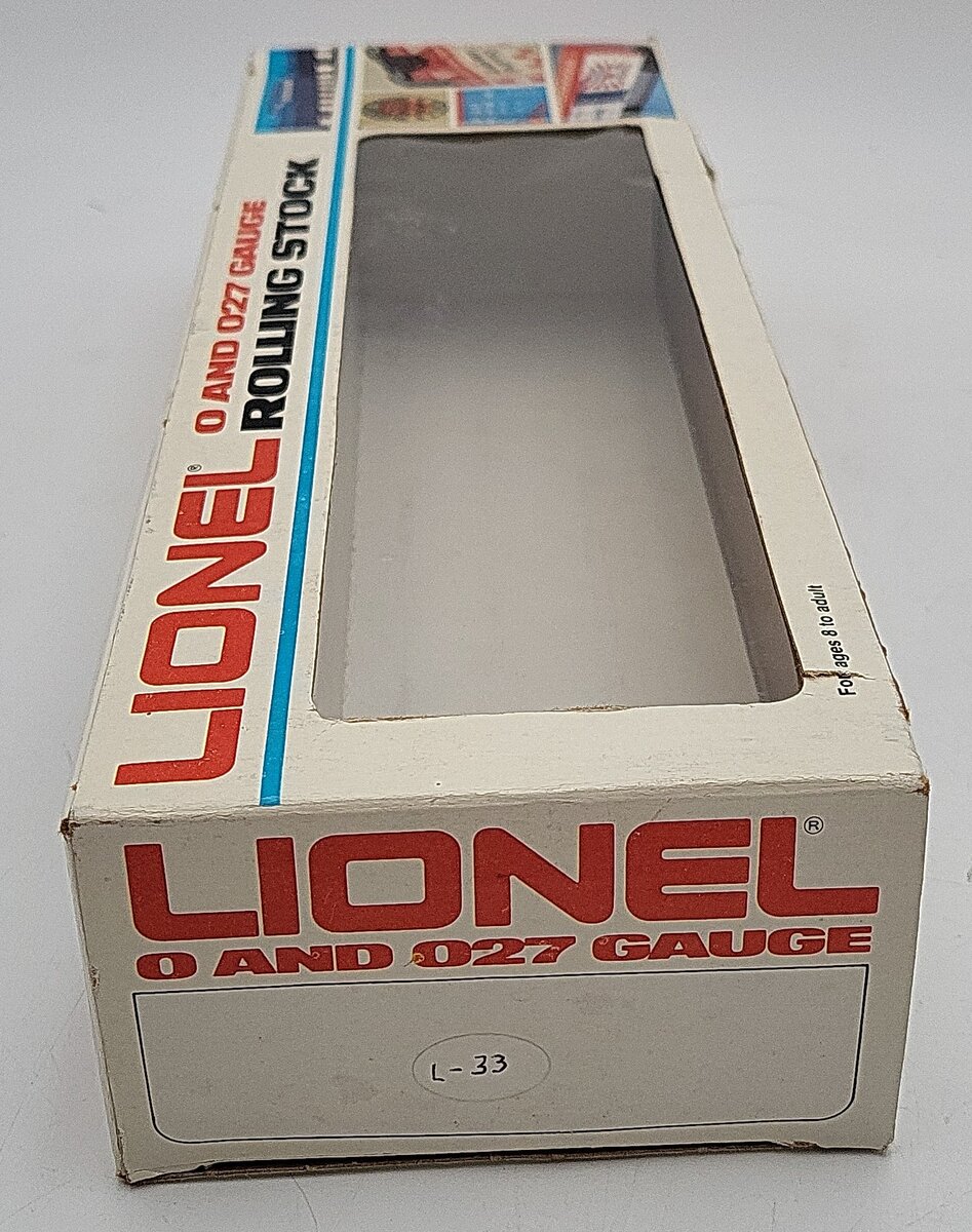 Lionel 6-9876 O Gauge Central Vermont Billboard Refrigerator Car EX/Box