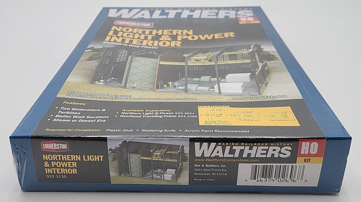 Walthers 933-3130 Northern Light And Power Interior Kit NIB