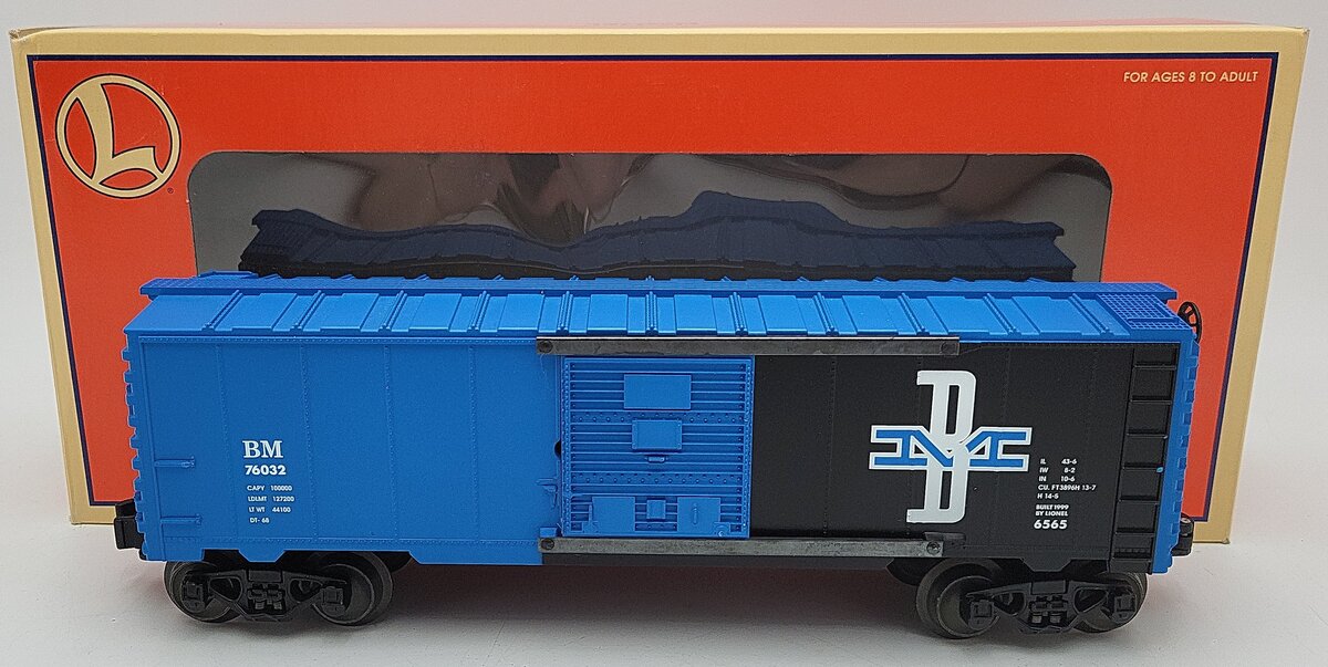 Lionel 6-29254 O Gauge Boston & Maine Boxcar #76032 EX/Box