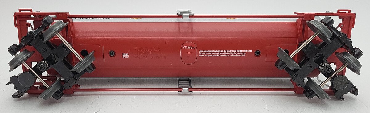 Lionel 1928240 O Gauge Anheuser Busch Uni-body Tank Car EX/Box