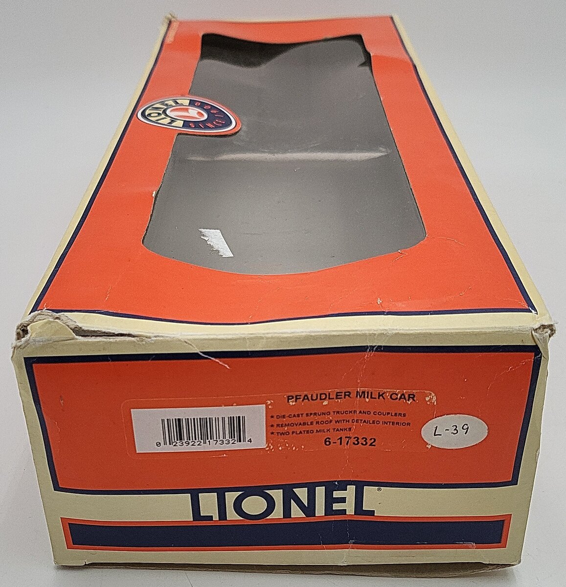 Lionel 6-17332 O Gauge Pfaudler Milk Billboard Refrigeraor Car w/ Tanks #501 EX/Box