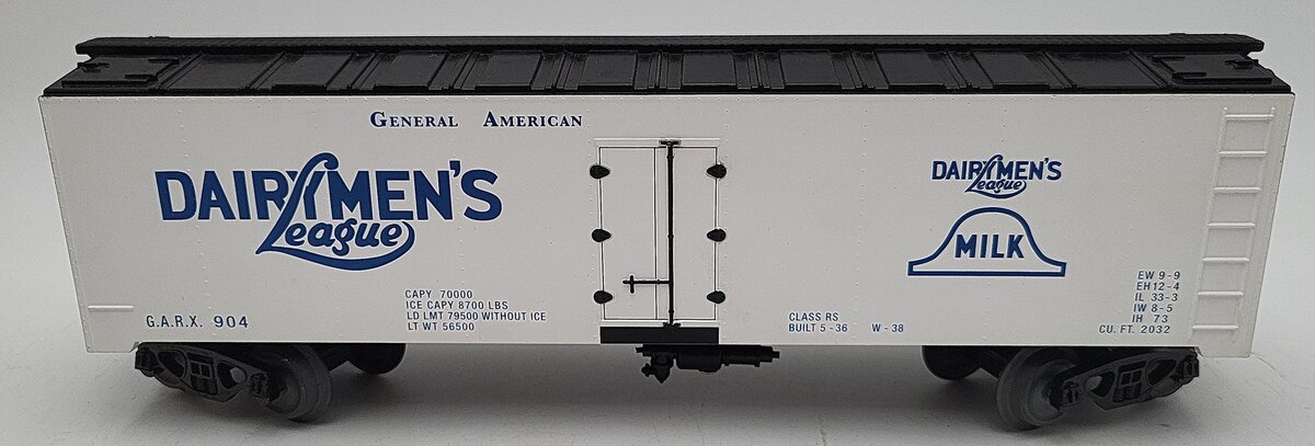 Williams 47458 O Dairymen's League 40' Refrigerator Car EX/Box