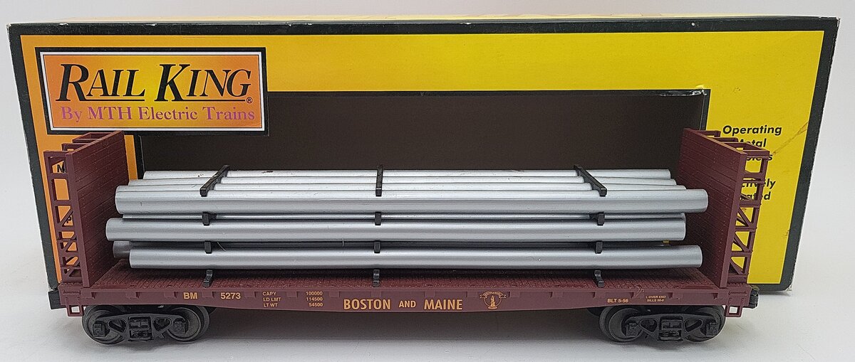 MTH 30-76500 O B&M Bulkhead Flat w/Pipe Load