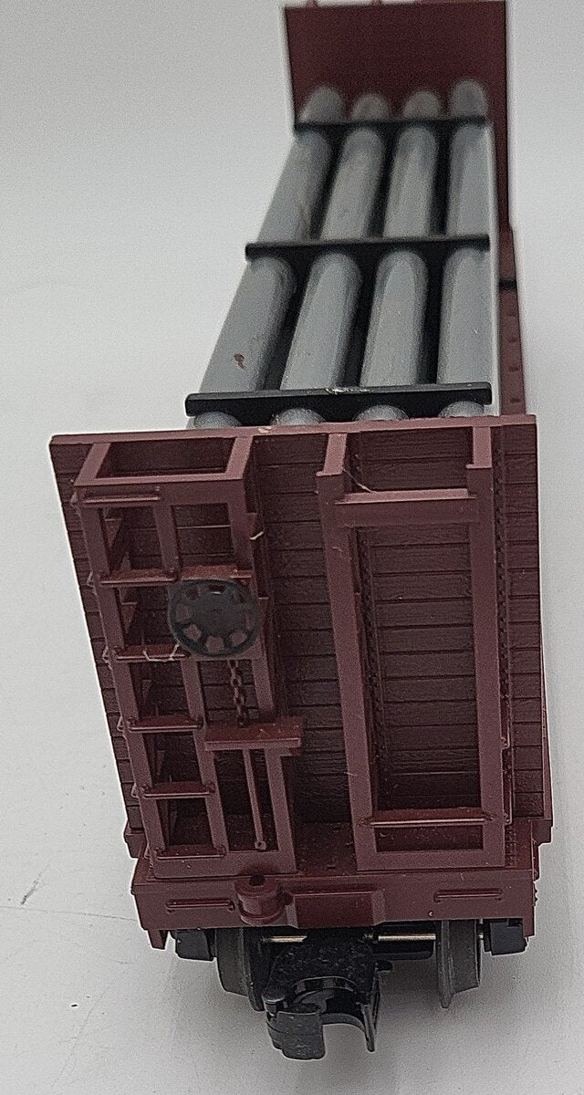 MTH 30-76500 O B&M Bulkhead Flat w/Pipe Load EX/Box