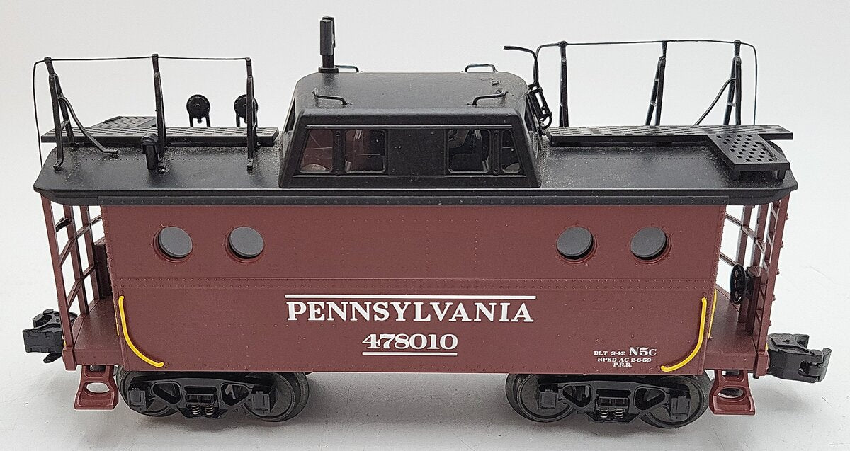 MTH 30-2592E O Gauge Pennsylvania N5c Caboose #478010 EX/Box