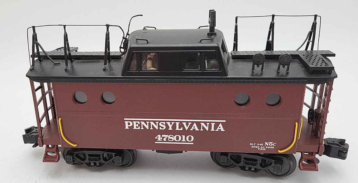 MTH 30-2592E O Gauge Pennsylvania N5c Caboose #478010 EX/Box