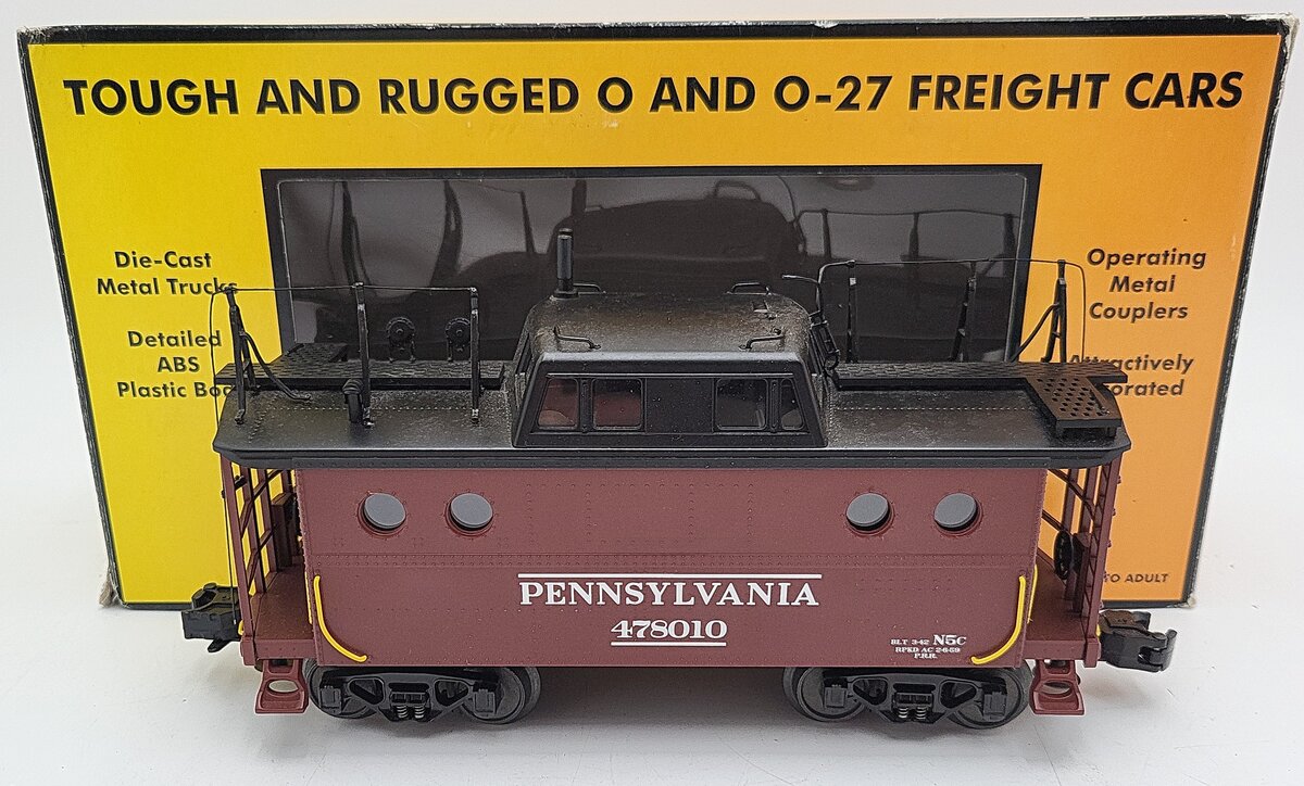 MTH 30-2592E O Gauge Pennsylvania N5c Caboose #478010 EX/Box