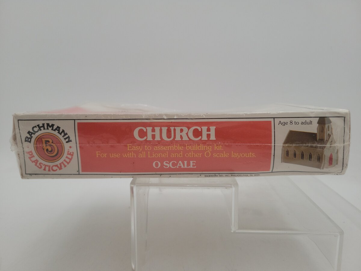 Bachmann 45933 O Scale Plasticville Church Classic Building Kit LN/Box