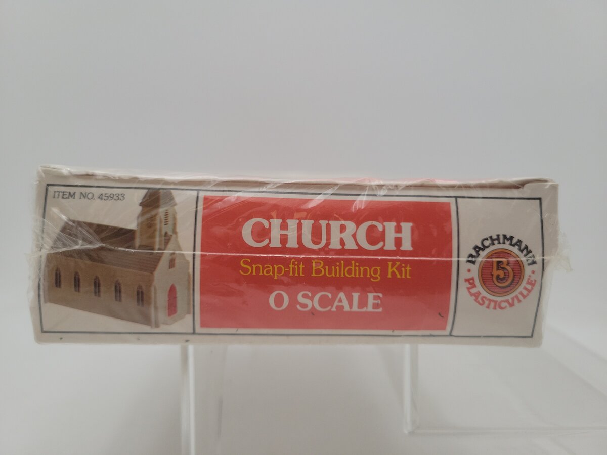 Bachmann 45933 O Scale Plasticville Church Classic Building Kit LN/Box