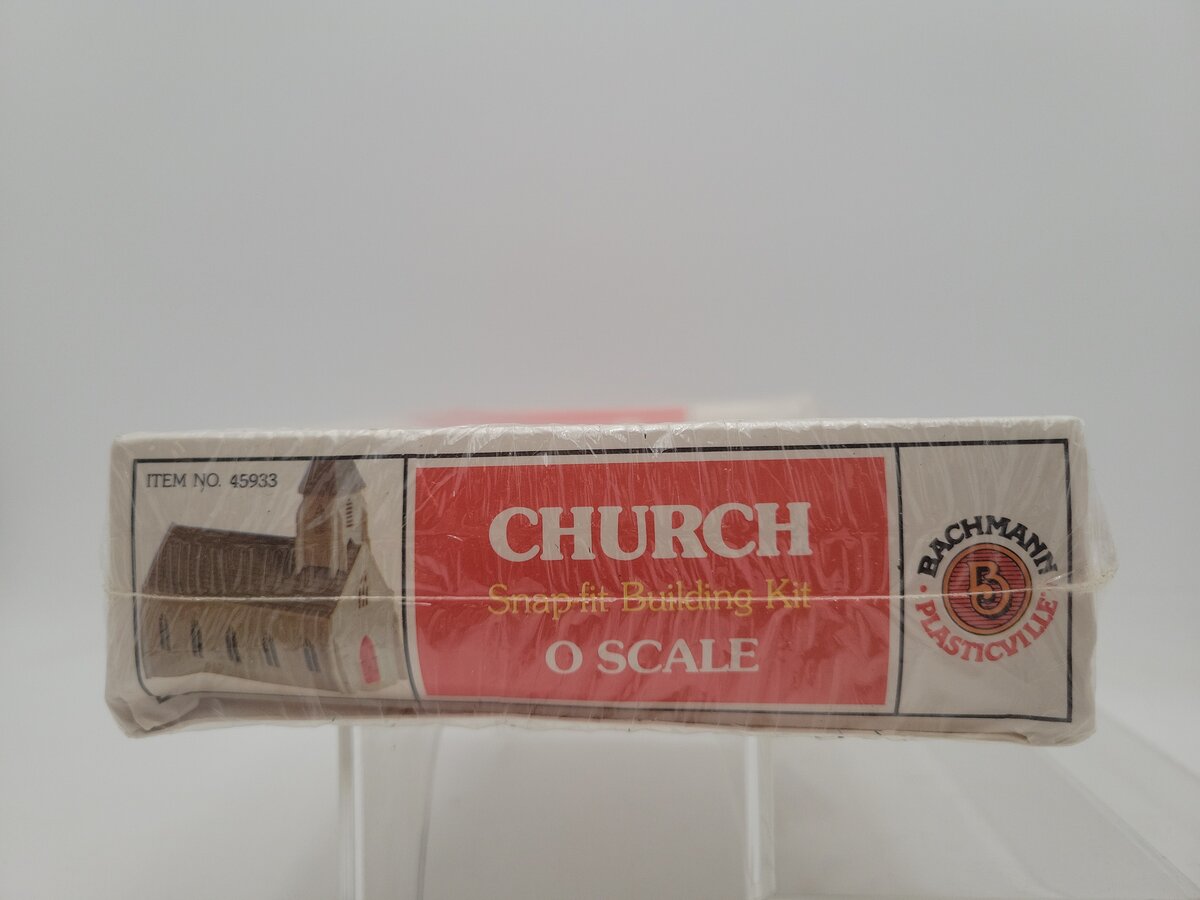 Bachmann 45933 O Scale Plasticville Church Classic Building Kit LN/Box