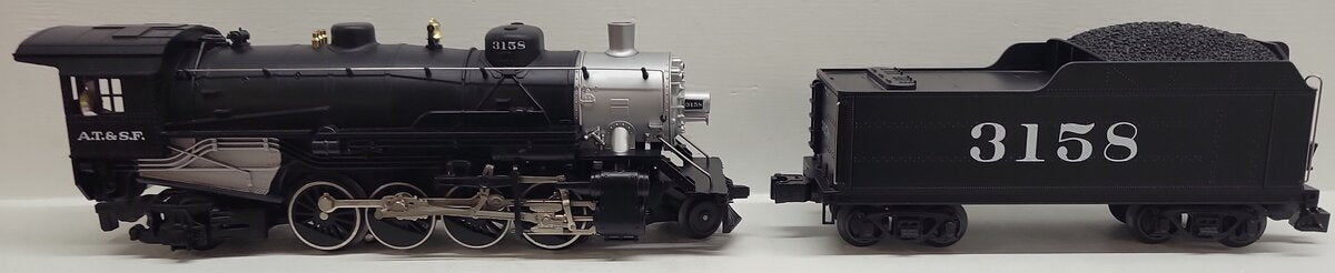 Lionel 6-81295 O Scale ATSF LionChief Plus 2-8-2 Mikado Steam Locomotive #3158 LN/Box