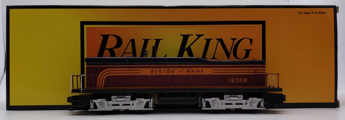 MTH 30-2179-3 O Gauge Boston & Maine SW-9 Calf Diesel Switcher #1230B EX/Box