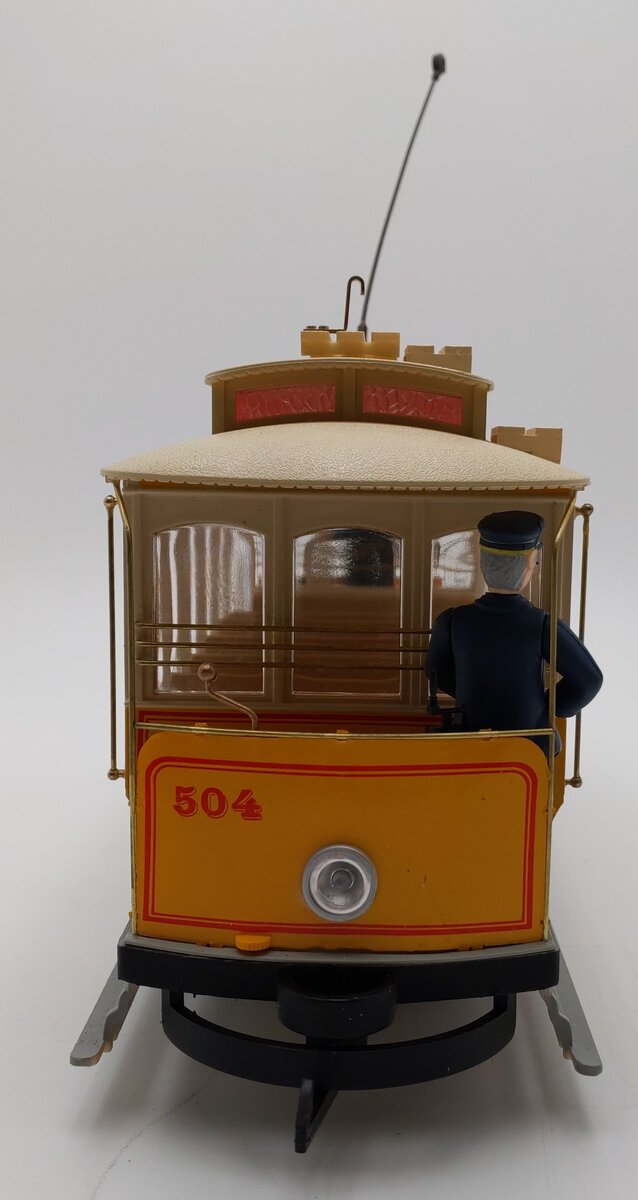 Bachmann 93938 G Scale United Traction Co Motorized Open Street Car VG/Box