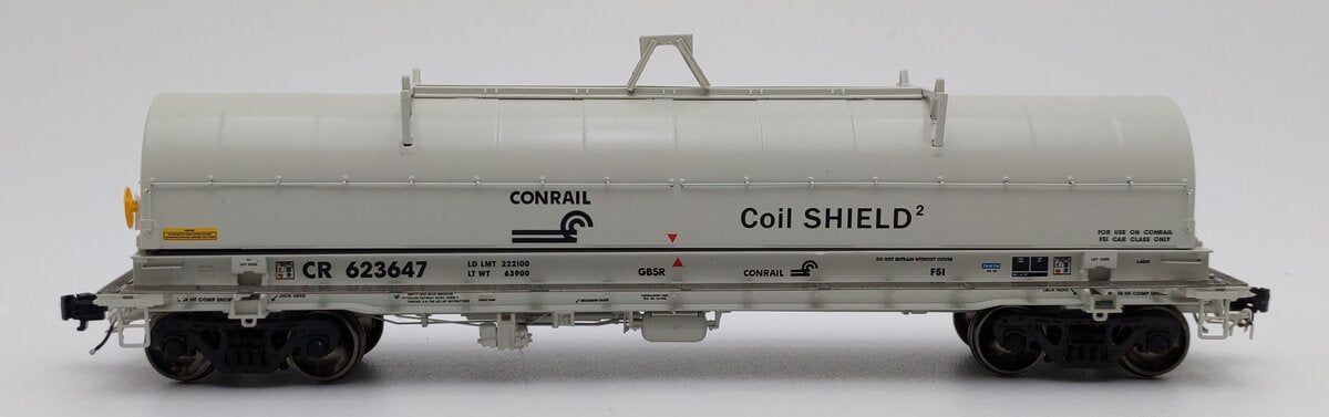 Scale Trains SXT3172 HO Scale Conrail 42' Coil Steel Car #623647 EX/Box