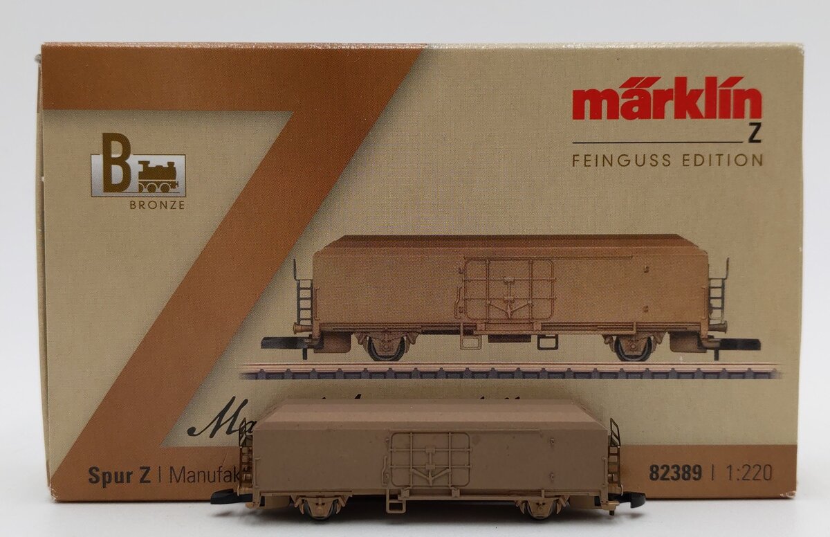 Marklin 82389 Z Scale Bronze Italian State Railways Refrigerator Car EX/Box