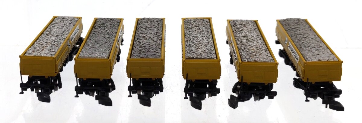 Marklin 82434 Z Ernst Schauffele Single-Body/Single-Side Dump Set (Set of 6) EX/Box