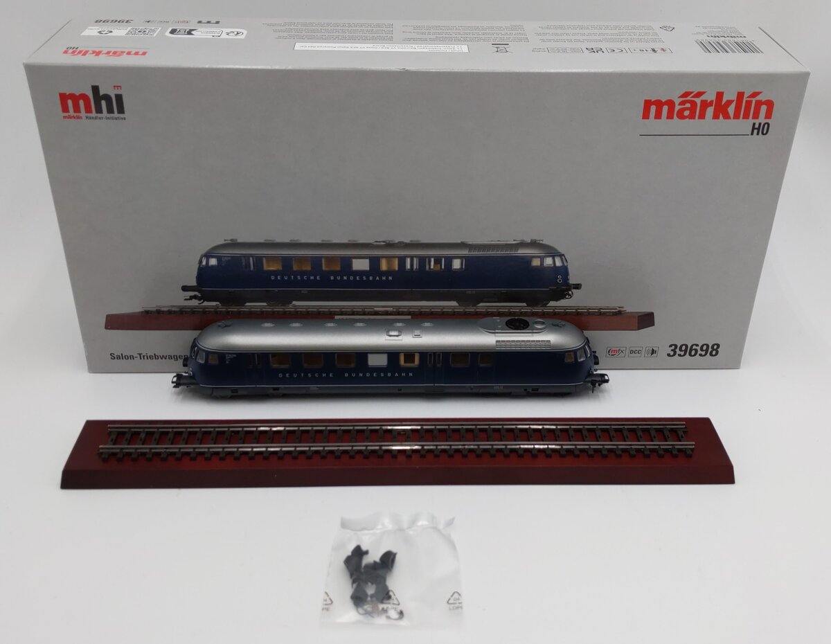 Marklin 39698 HO DB Class VT 92.5 Salon Powered Rail Car #VT 92 502 LN/Box
