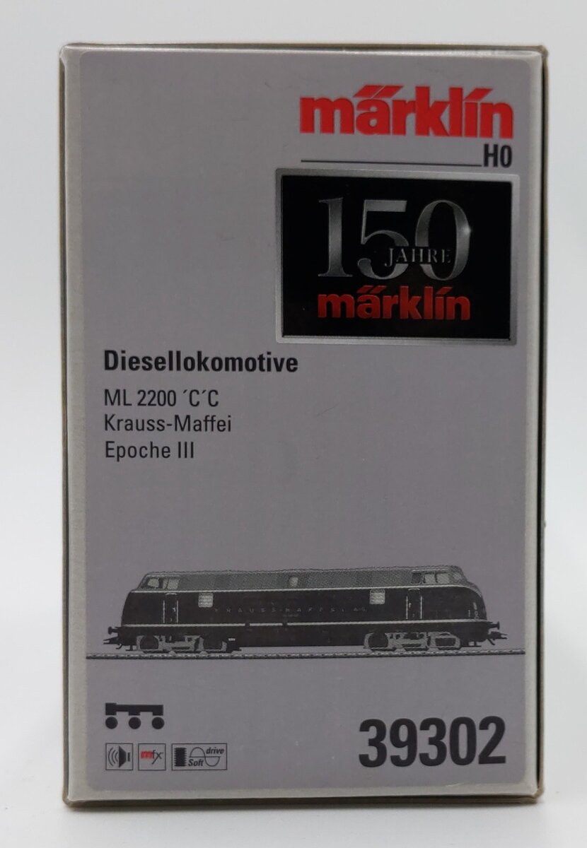 Marklin 39302 HO Scale Krauss-Maffei HO Scale Diesel Locomotive