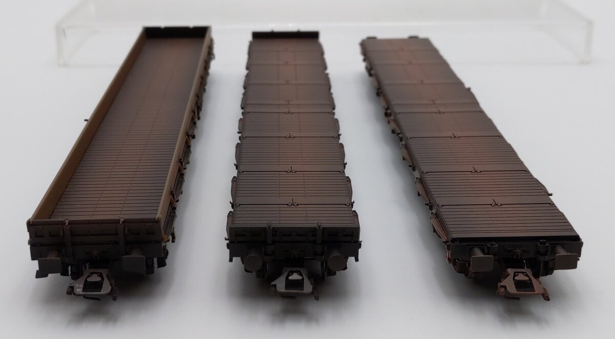Marklin 47145 HO Scale 3-Car Stake Car Set EX/Box